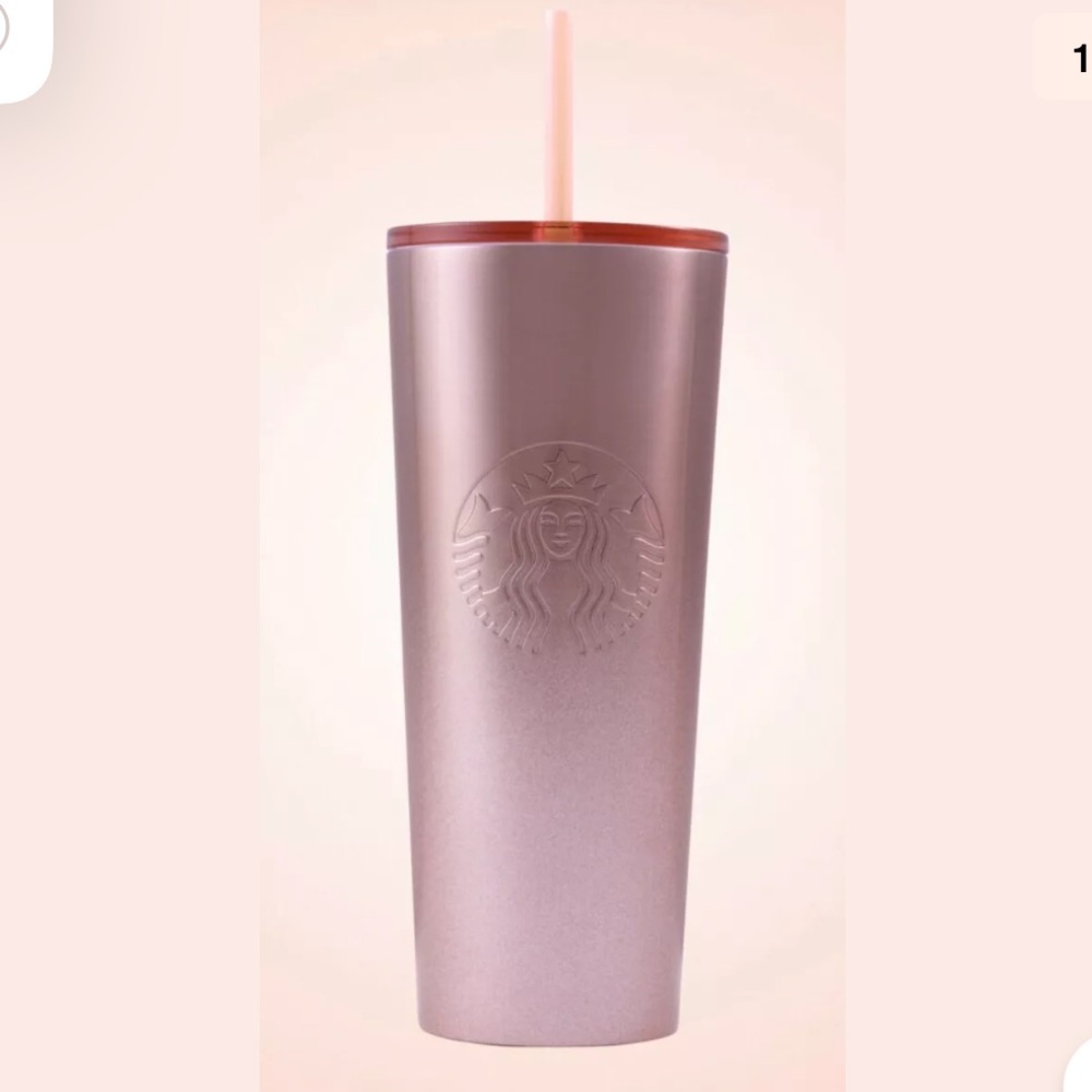 2019 Starbucks Rose Gold Stainless tumbler 24oz